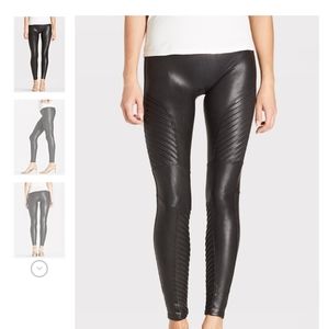 Faux Leather Moto Legging